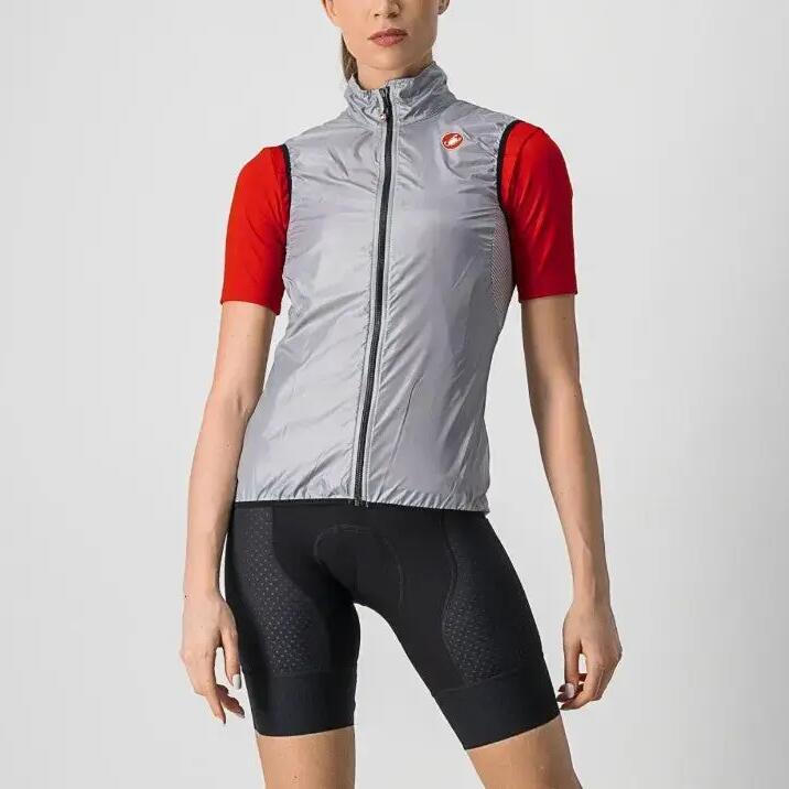 Castelli Aria Women's Sleeveless Windbreaker Jacket Grey