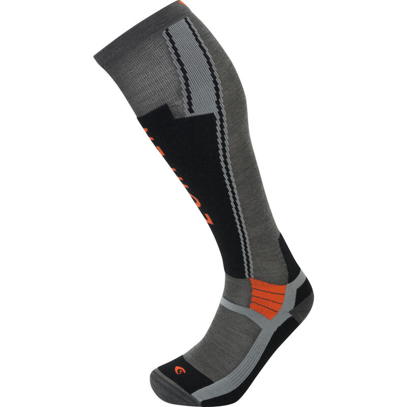 Calcetines  - S3MLG Ski Light - Black/Grey