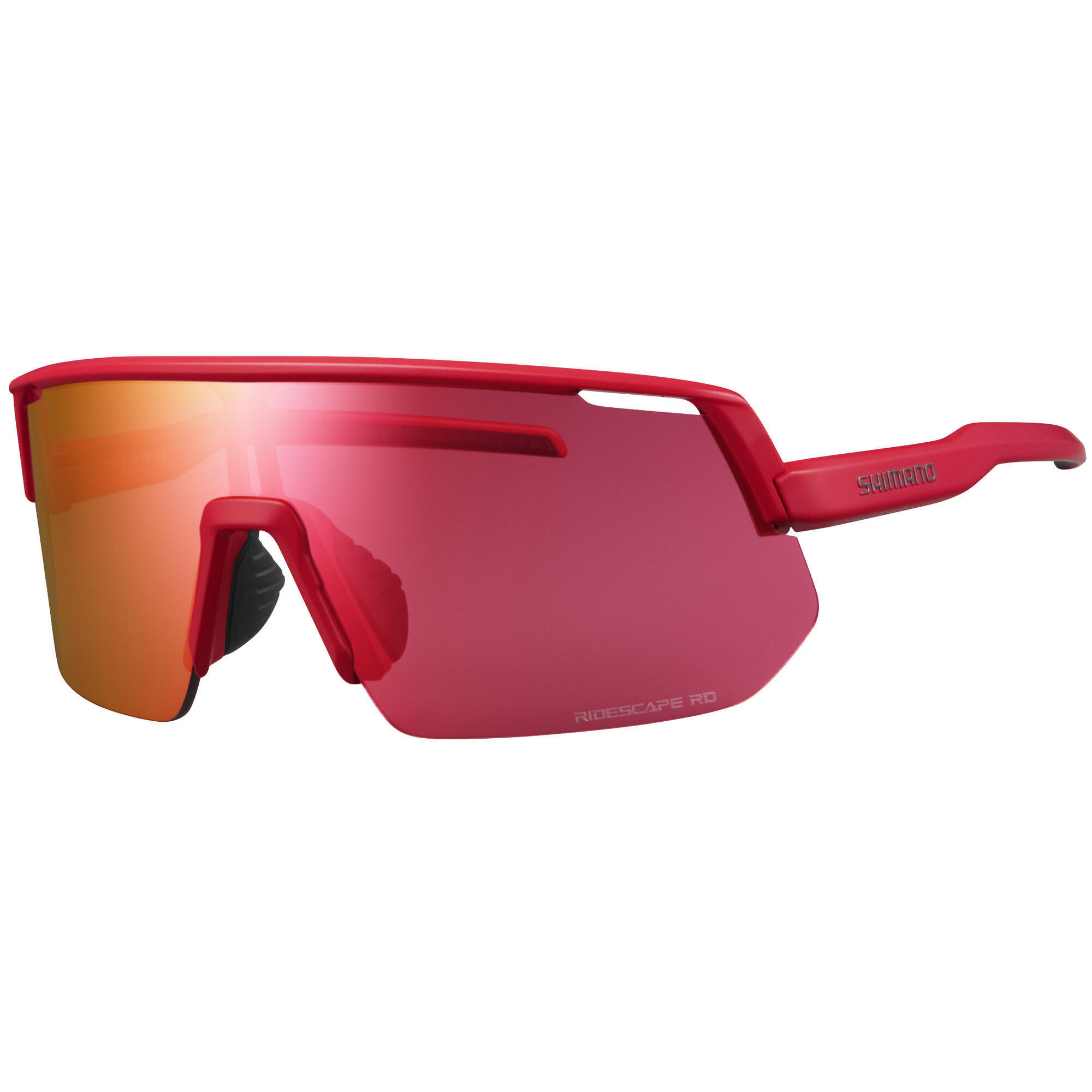 Fahrrad- Sonnenbrille TECHNIUM 2 L Ridescape Road, rot