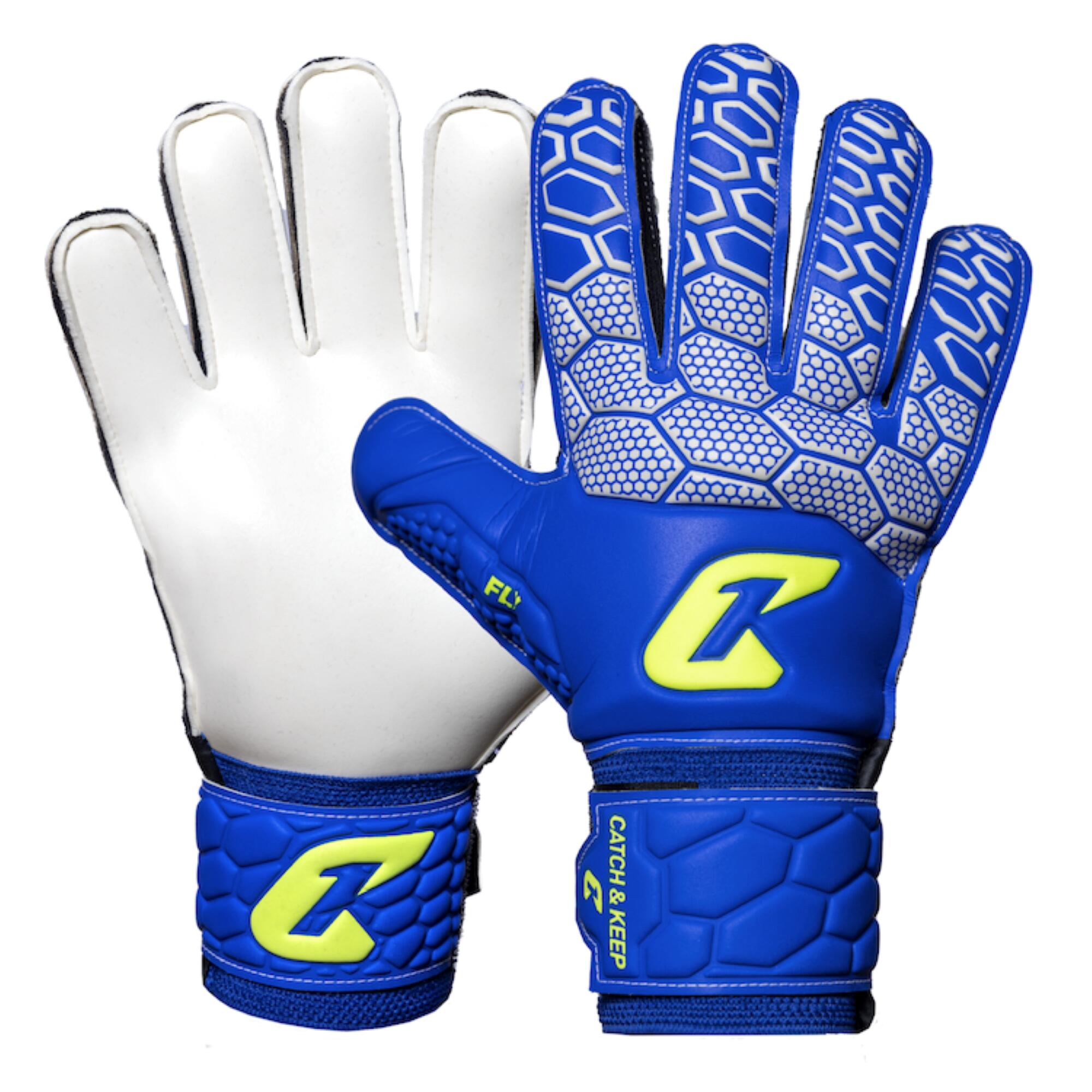 Catch & Keep - Fly Kids Blue Soul - Gants De Gardien - Bleu - 3 - Decathlon
