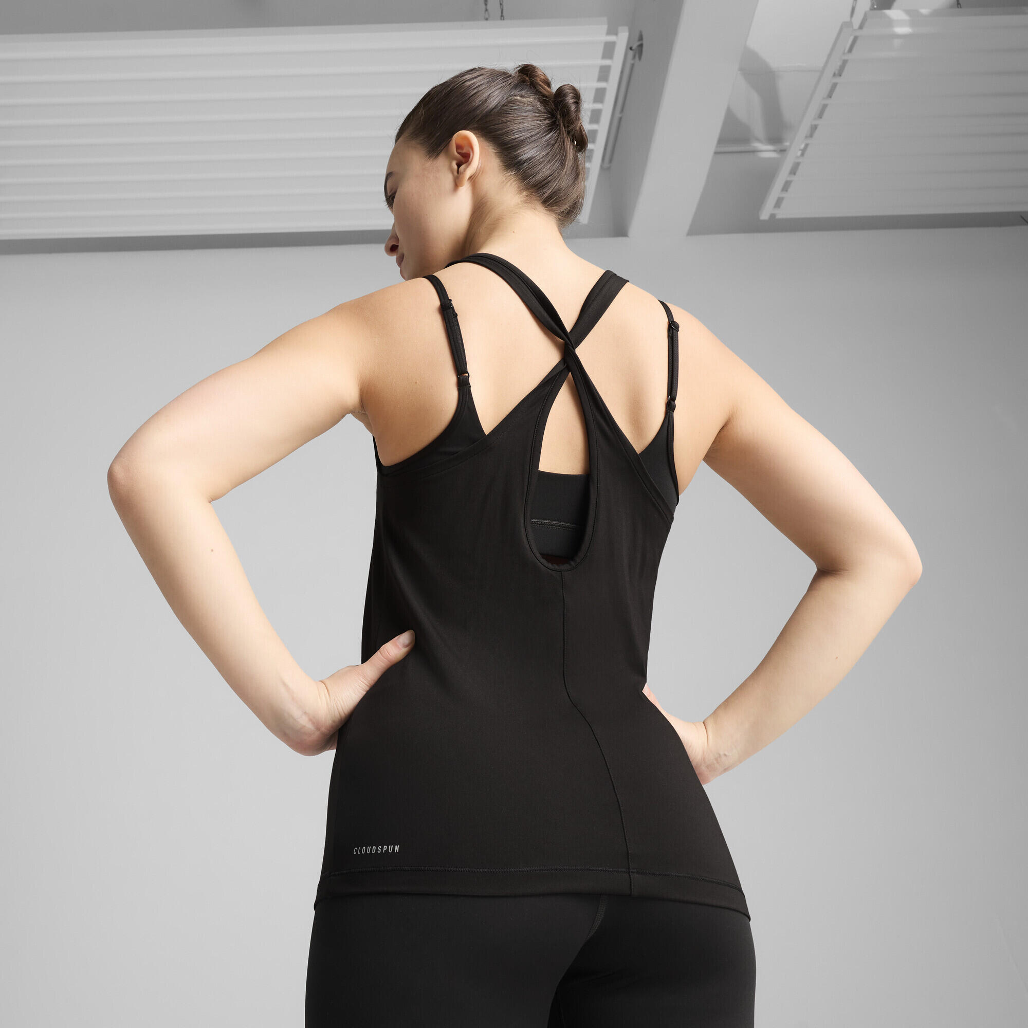 MOVE CLOUDSPUN Loose Fit Tanktop Damen PUMA Black 5/7