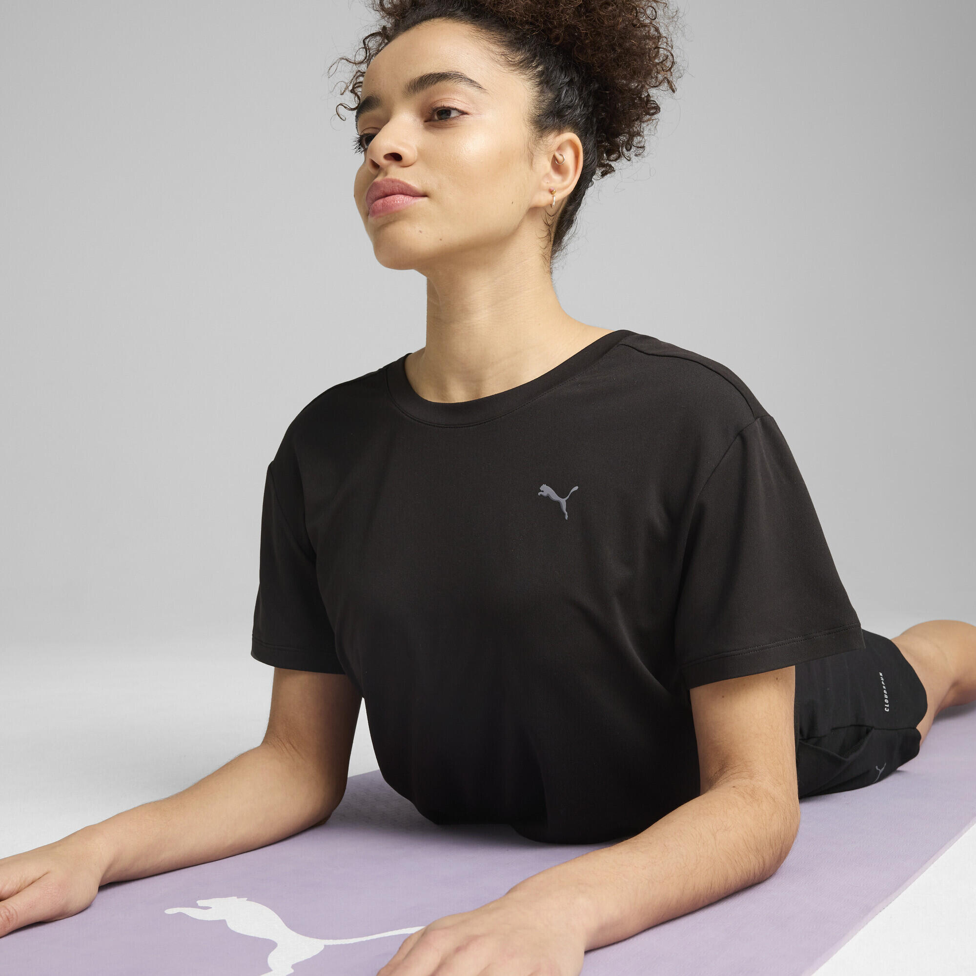 Camiseta Caminhada Mulher Cloudspun PUMA Black 3/7