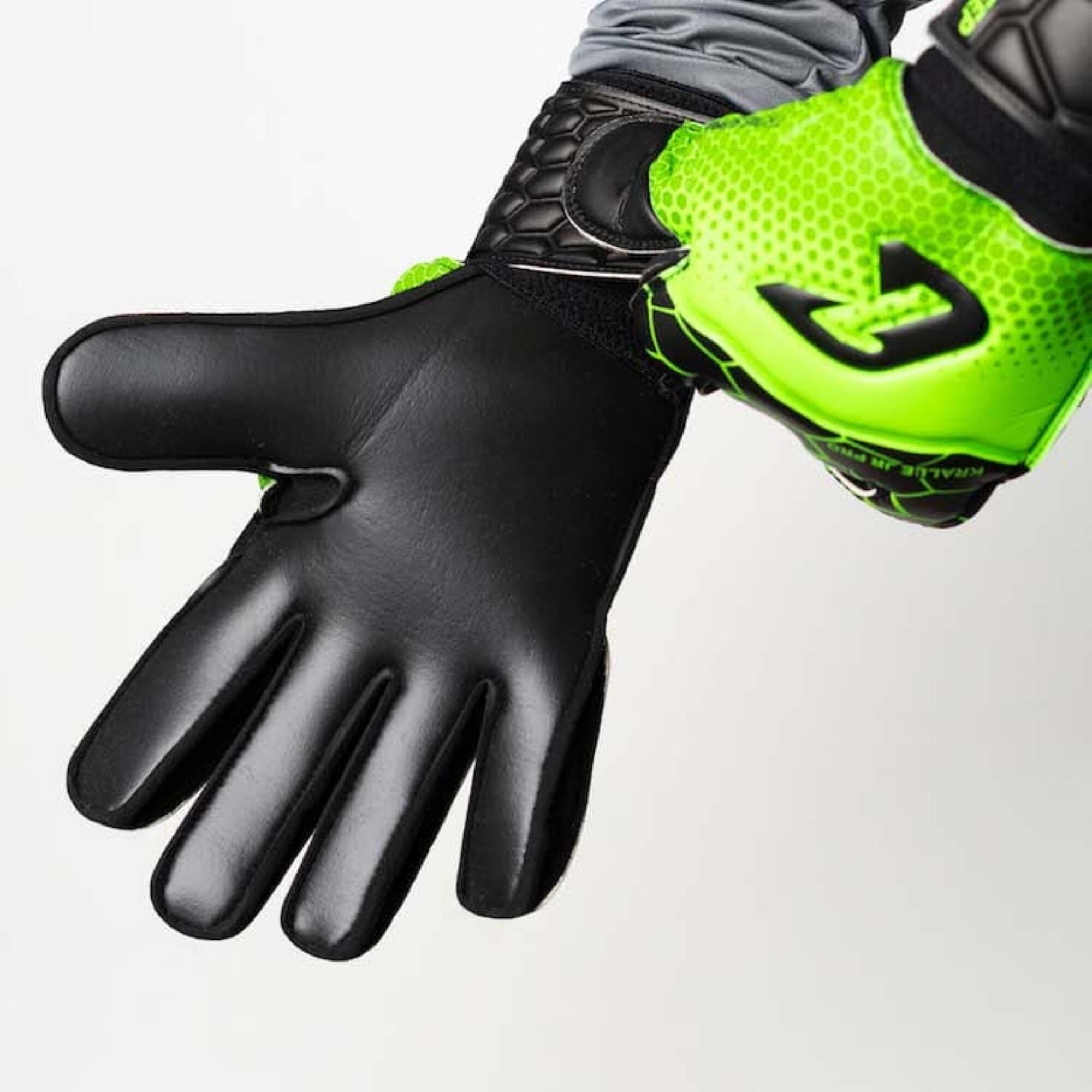 Luvas de guarda-redes Kralle Junior Pro 3.0 Verde 3/5