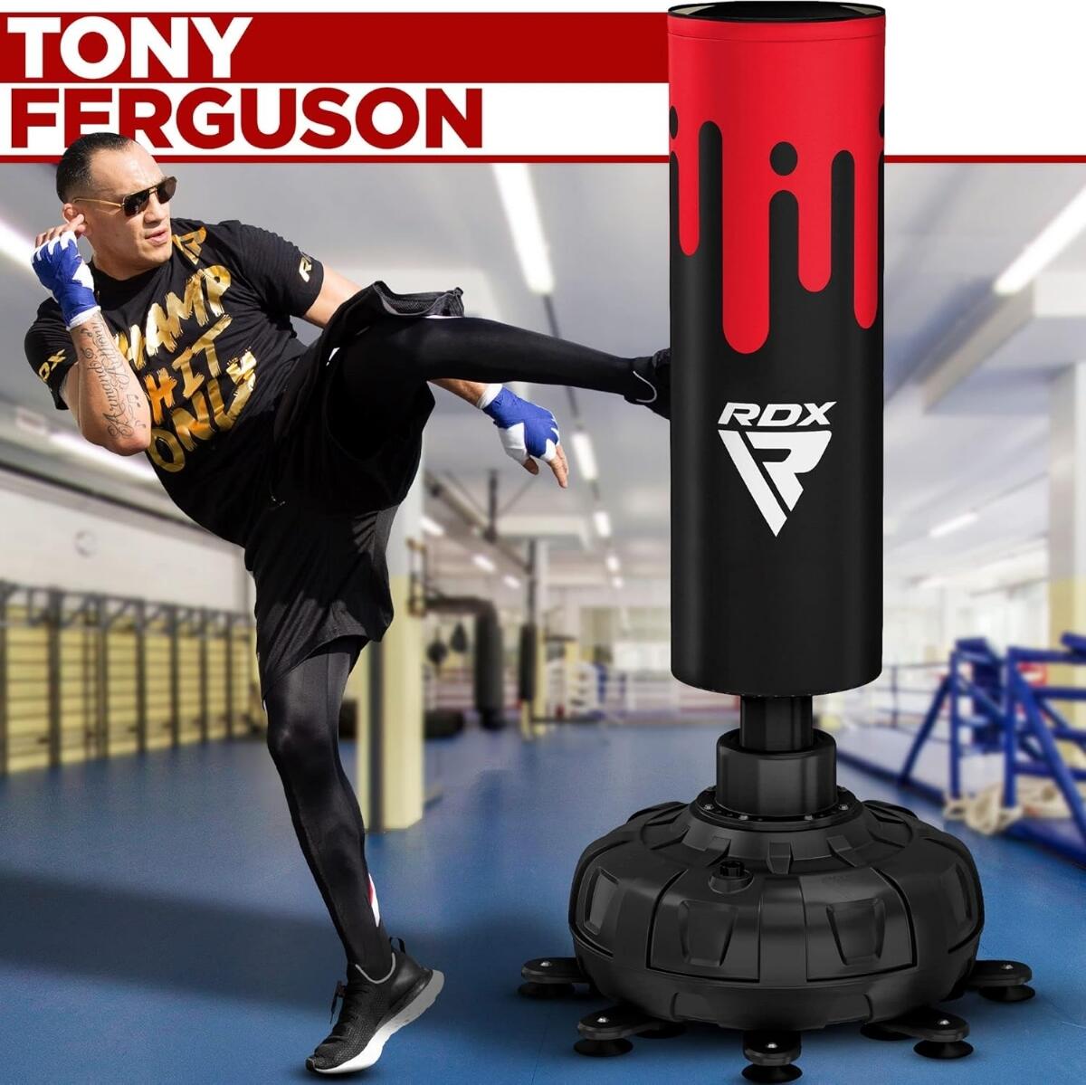 Volně stojící boxovací pytel F9 s rukavicemi 2/7