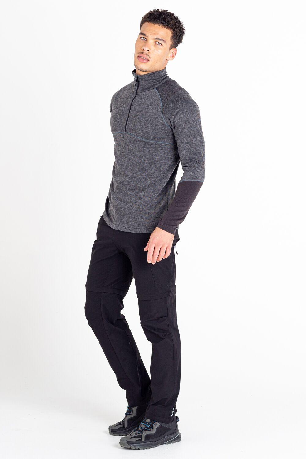 Herren Wandern Zip-Off-Hose wasserdicht, leicht - blau 2/5