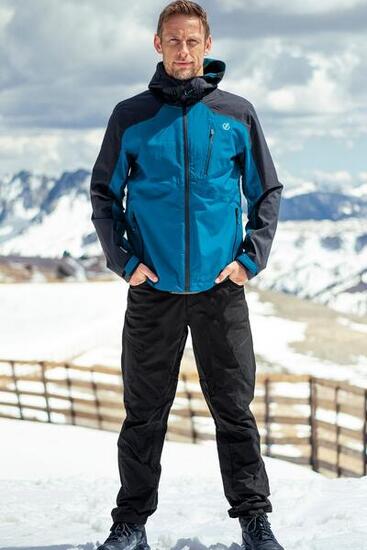 Herren Wandern Zip-Off-Hose wasserdicht, leicht - blau