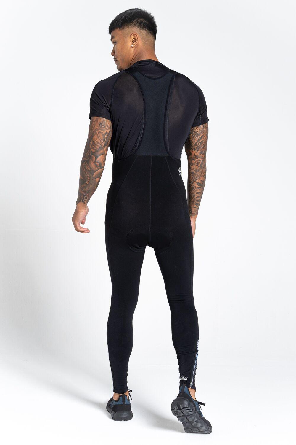 Herren Radhose Lang Mit Trägern - Virtuous, schwarz 3/7