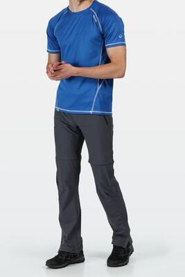 Herren Outdoor Hose Atmungsaktiv - Xert Stretch Zip Off, grau