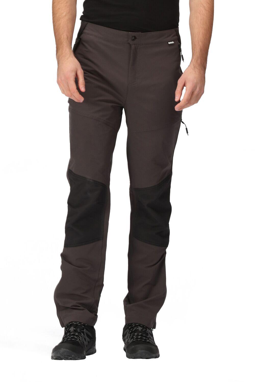 Pantaloni Da Trekking Regatta Questra V Uomo - Tecnologia Isoflex, Acqua Repellente, Asciugatura Rapida, Stretch, Con Vita Elastica, Invernali