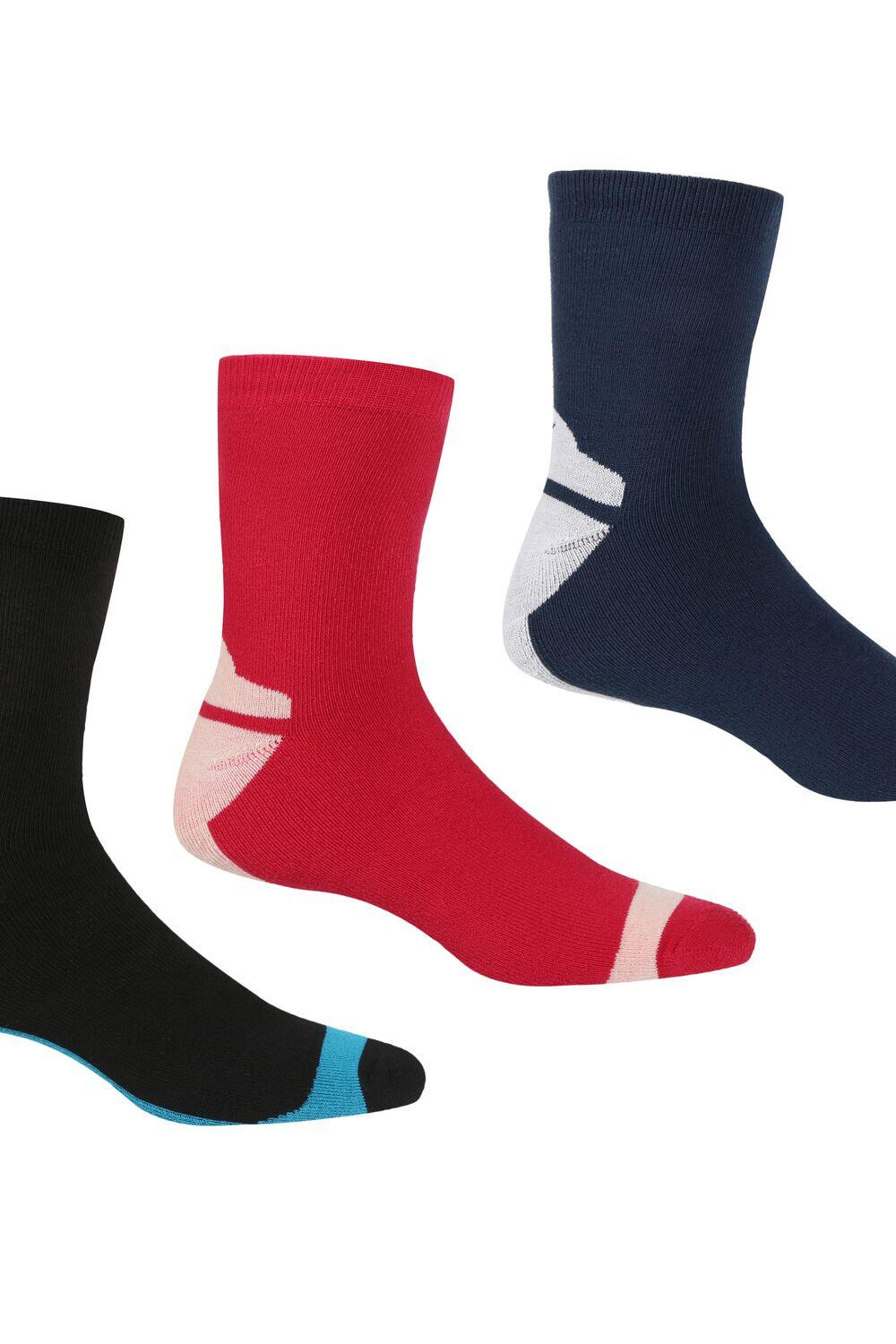 REGATTA Womens 3 Pair Outdoor Lifestyle Socks