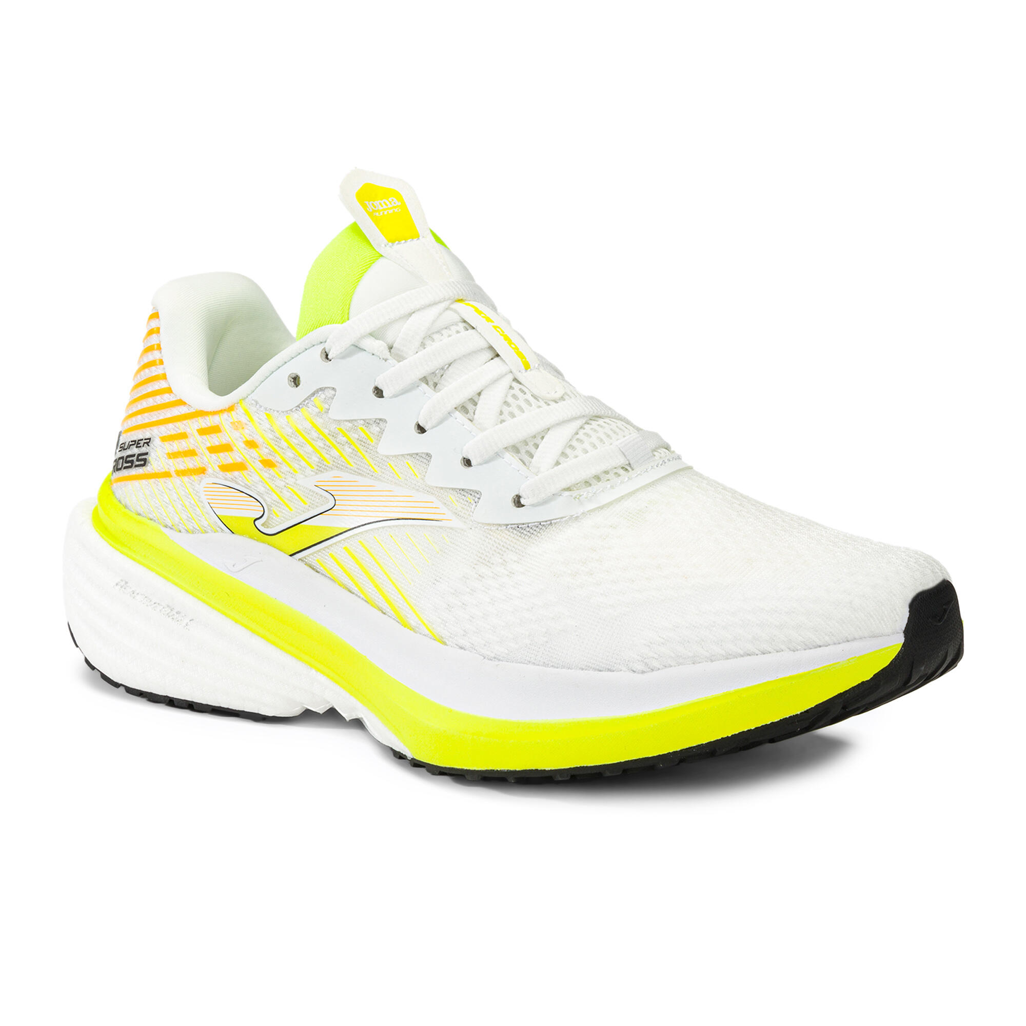 Joma - Chaussures Running Homme Joma Super Cross Men 24 Blanc - Chaussures De Sport - Blanc|jaune - 43,5 - Decathlon