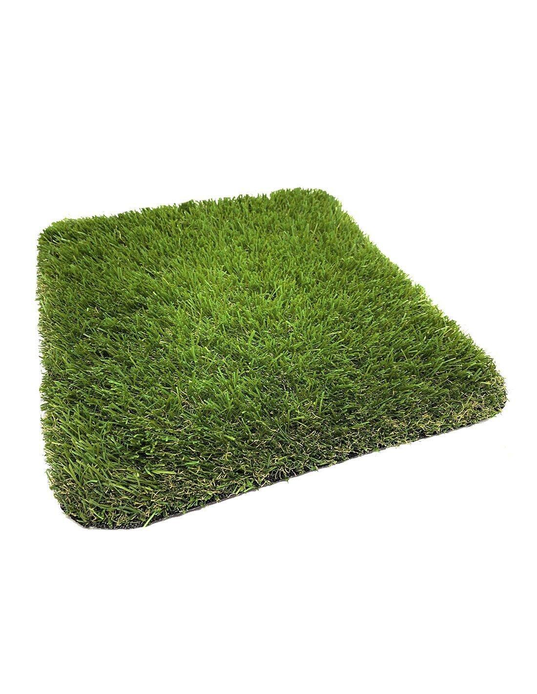 JARDIN202 Relva Artificial Cádiz 38mm | Tapete decorativo de grama artificial | 2m (L