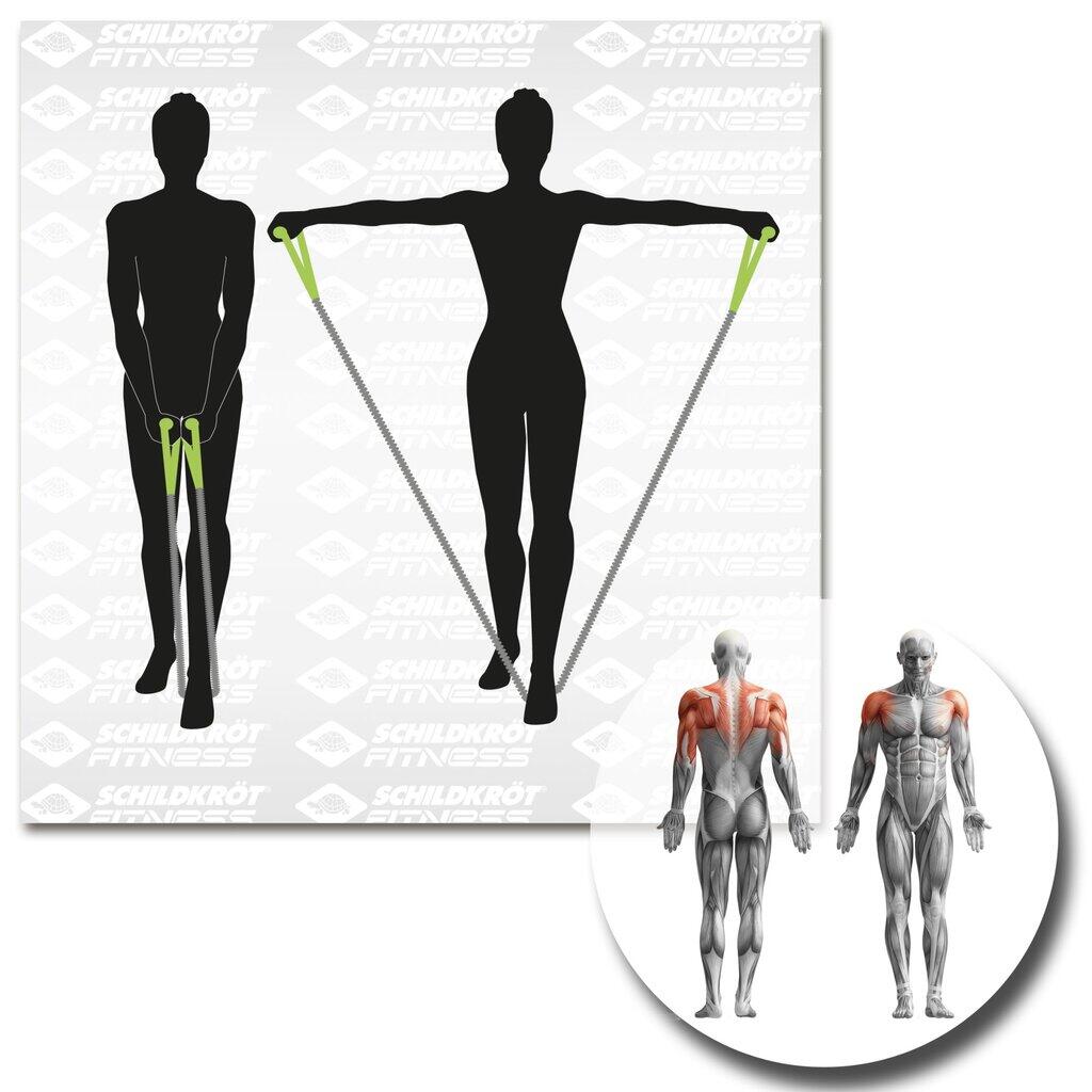 Elastique d'entraînement Schildkröt Expander Set Pro 120 cm vert 3/7