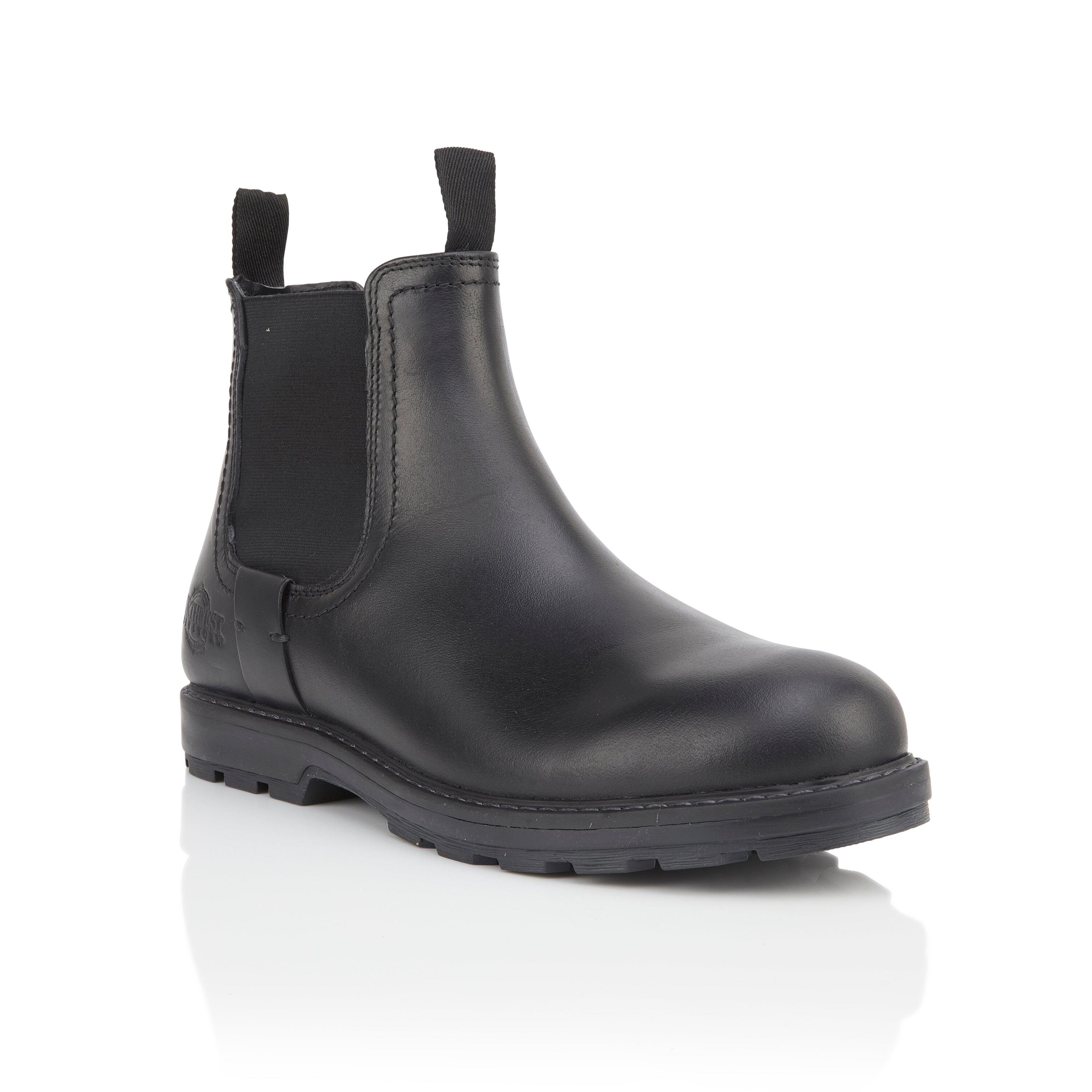 NORTHWEST TERRITORY WELLS Men's Leather Waterproof Chelsea Boots