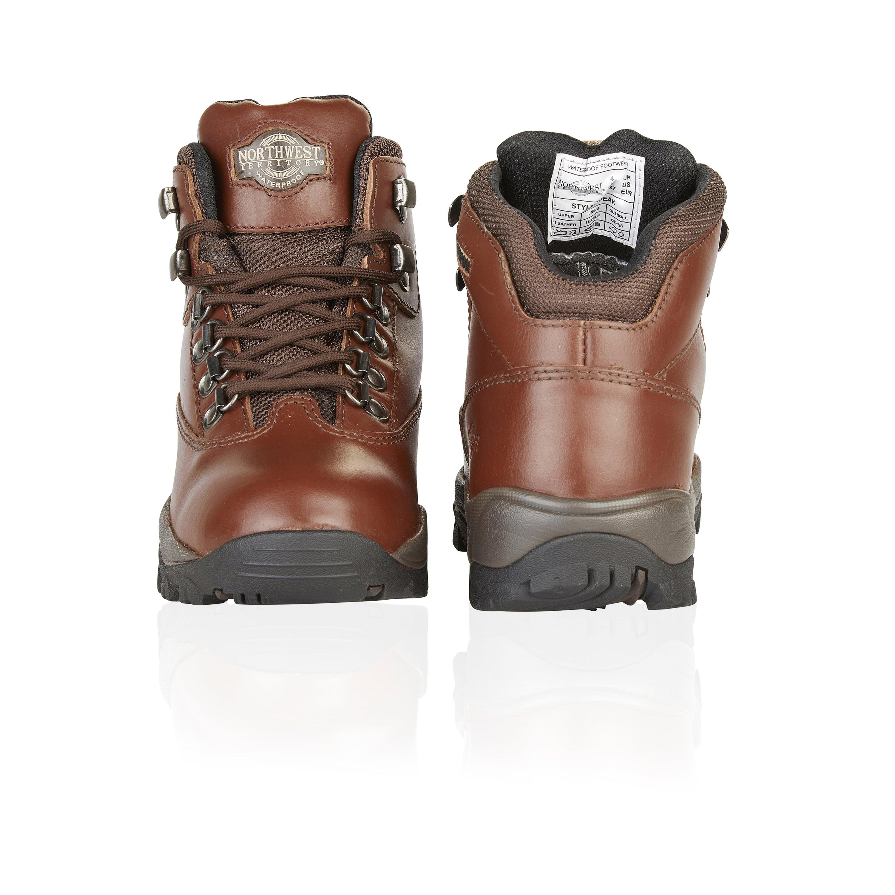 PEAK Women's Leather Waterproof Walking Boots 3/7