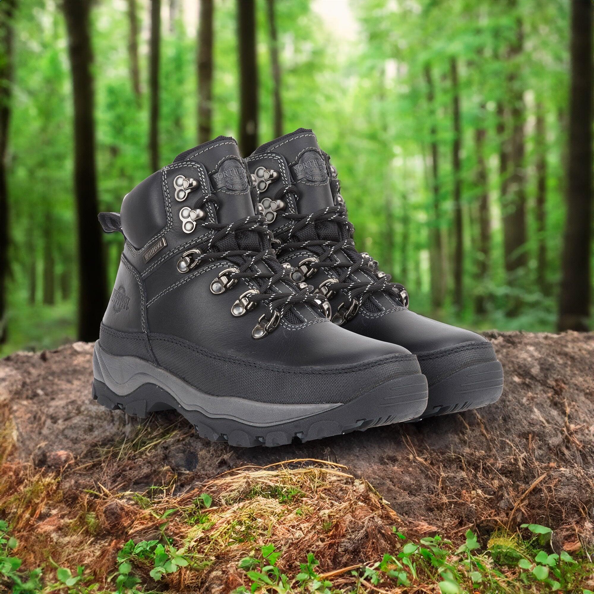 RAYROCK Men's Leather Waterproof Walking Boots 5/7