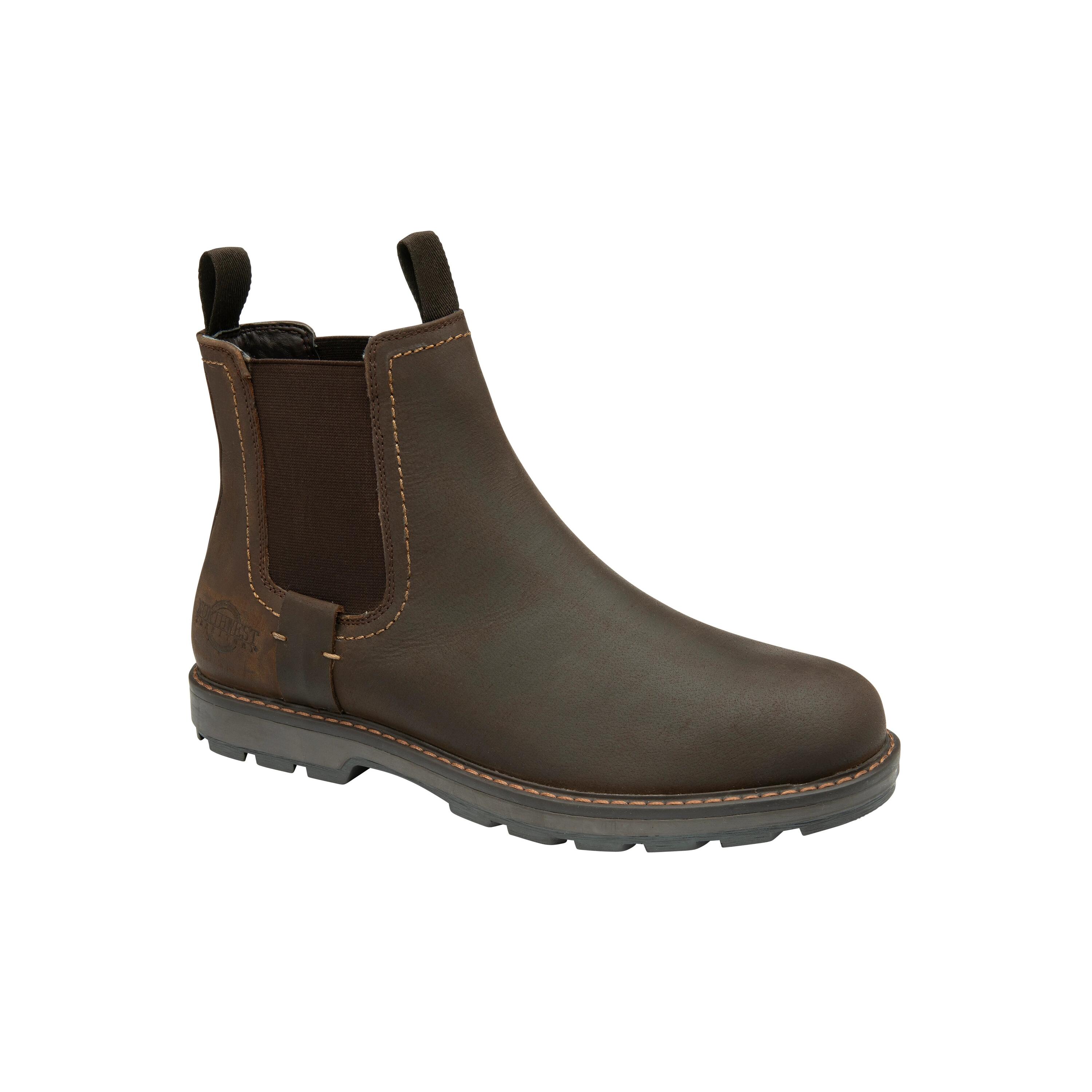 NORTHWEST TERRITORY WELLS Men's Leather Waterproof Chelsea Boots