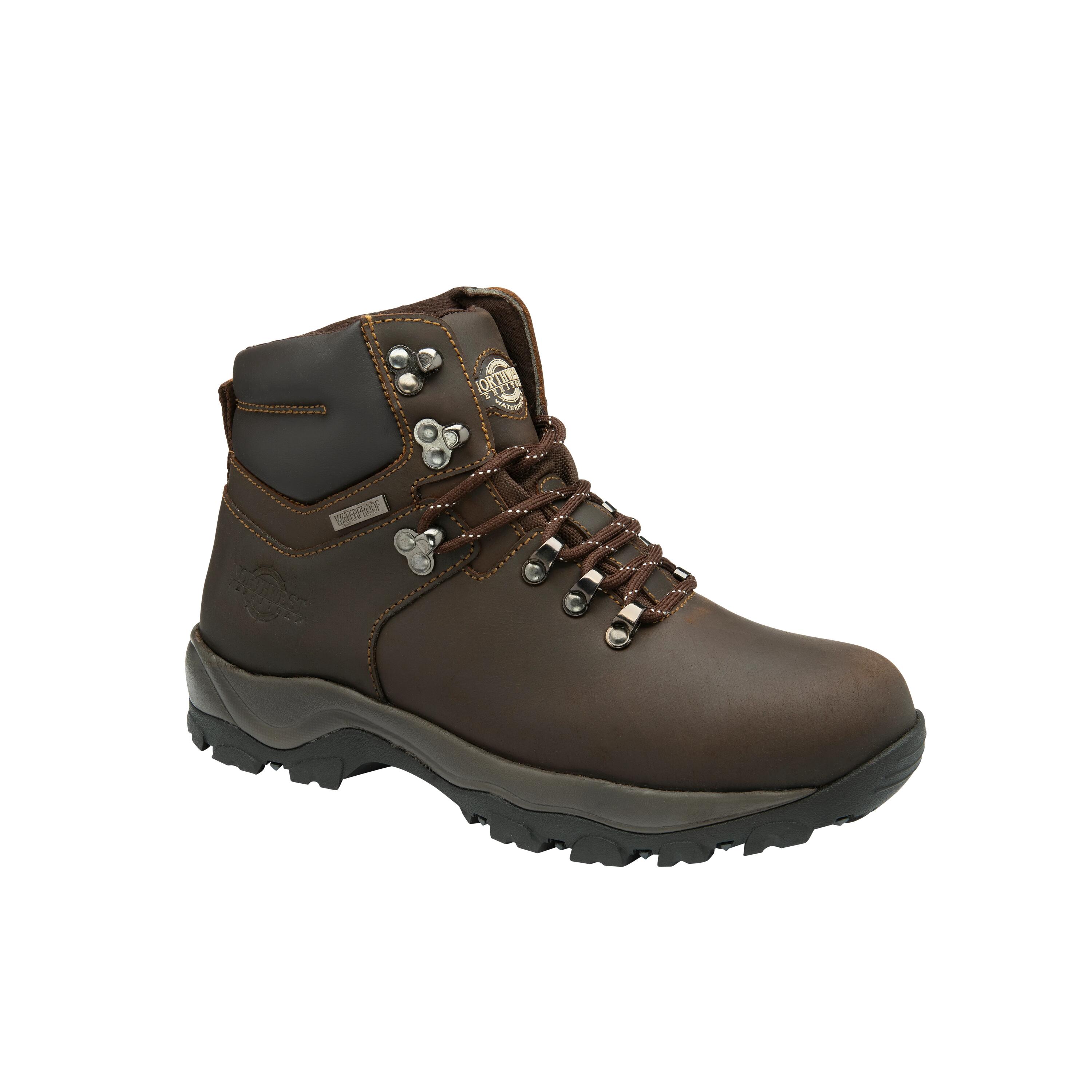 CRESTON Men's Leather Waterproof Walking Boots