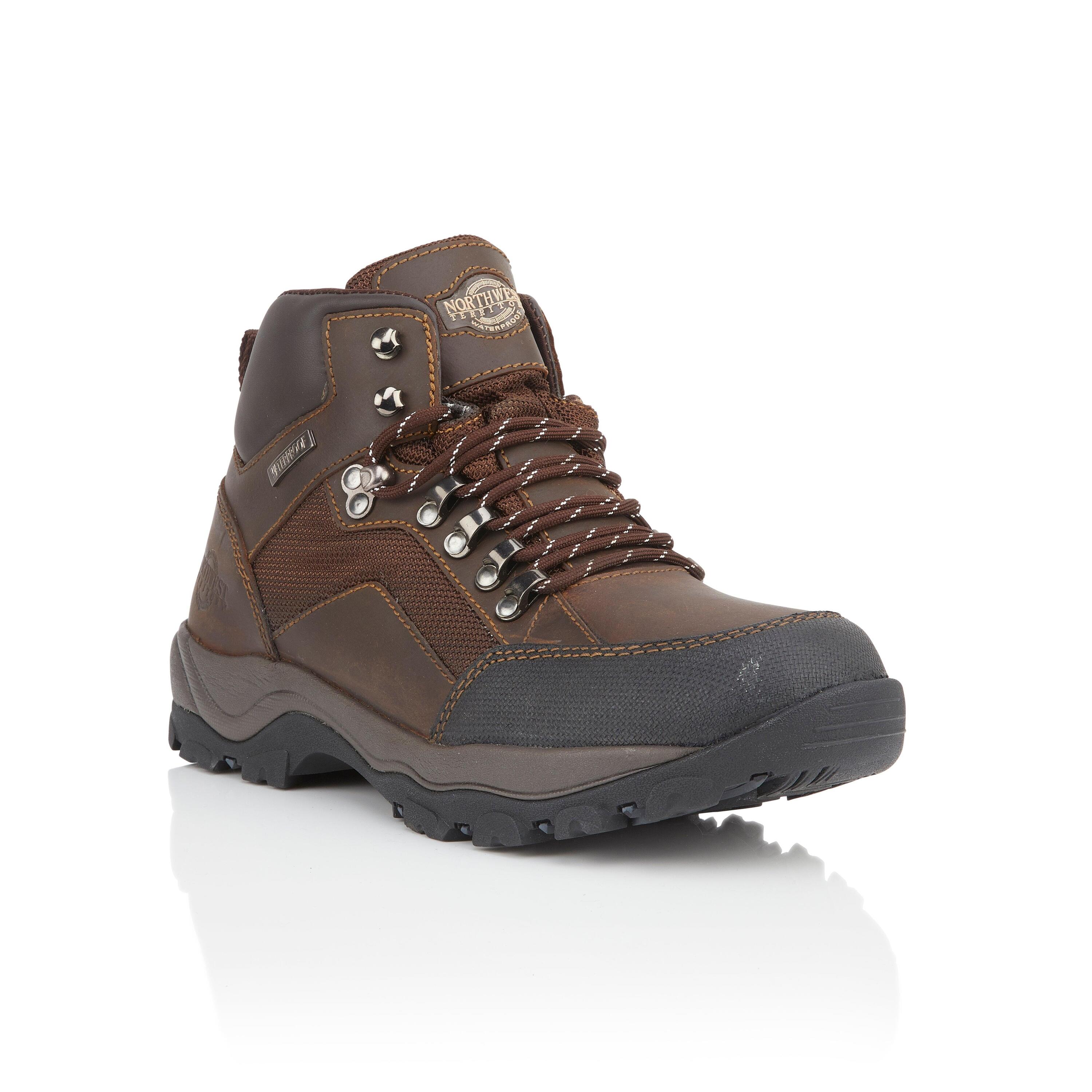 NORTHWEST TERRITORY YUKON Men's Leather Waterproof Walking Boots