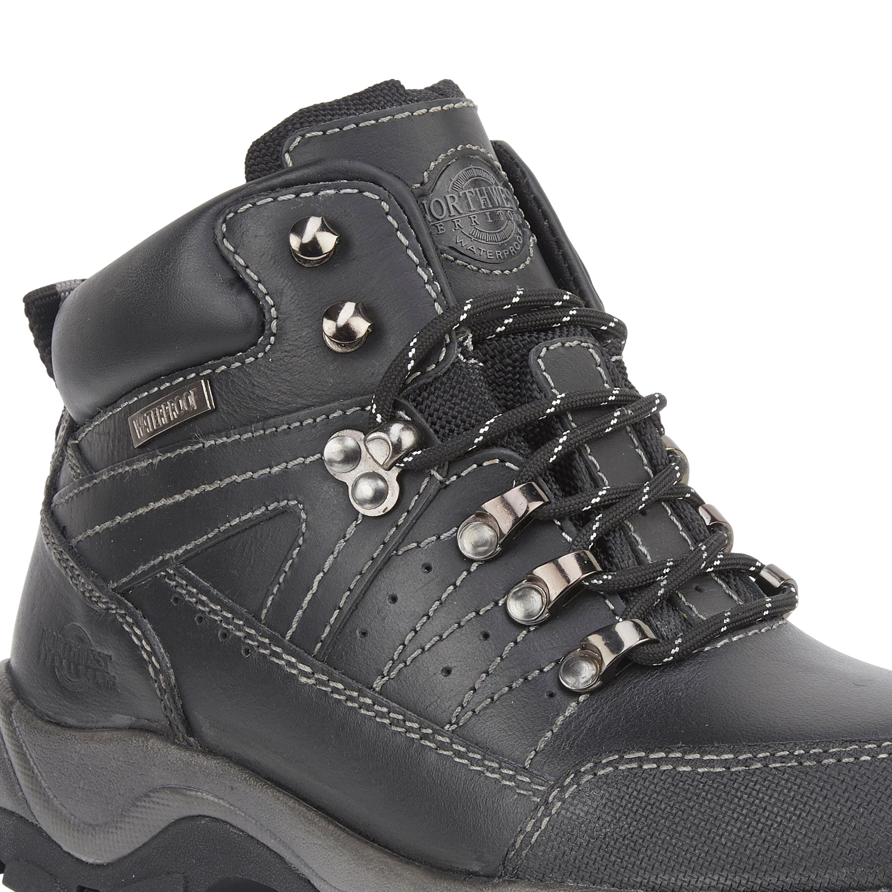 NIRVANA Women's Leather Waterproof Walking Boots 5/7
