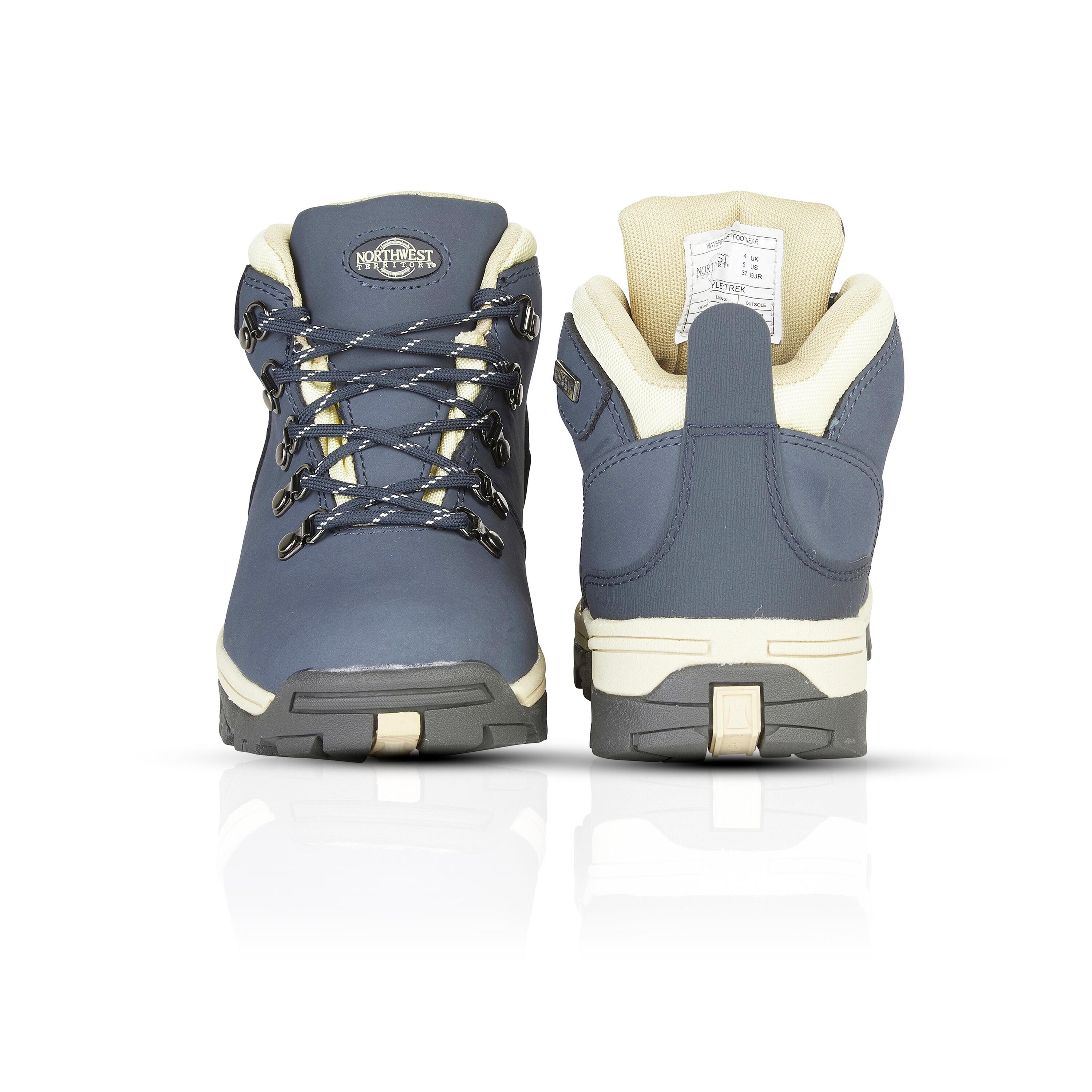 TREK Women's Leather Waterproof Walking Boots 3/7
