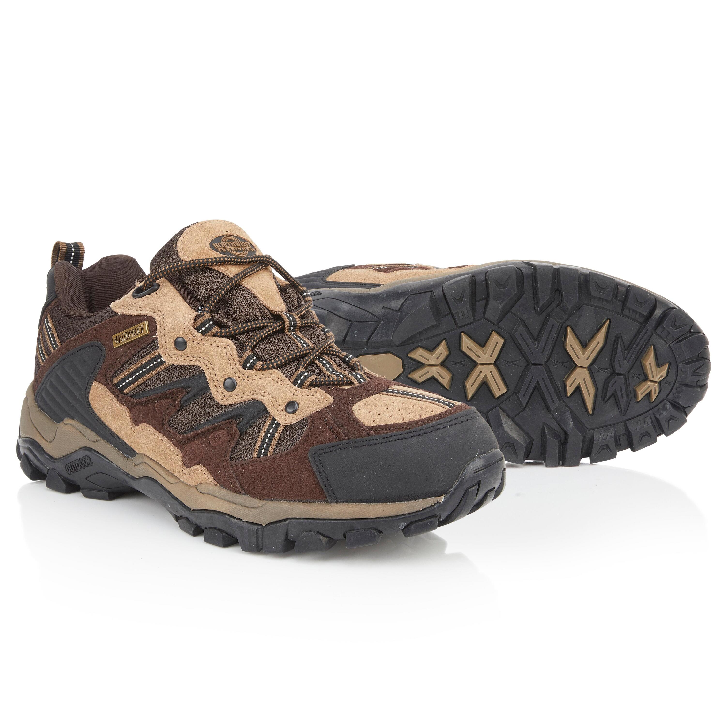 RELIANCE Men's Leather Waterproof Walking Shoes 3/7