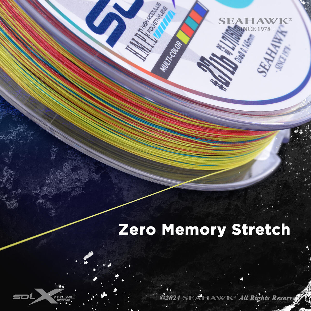 Modelo Line Sol SOL XTREME 8X MULTICOLOR 150M BRAIDED LINE