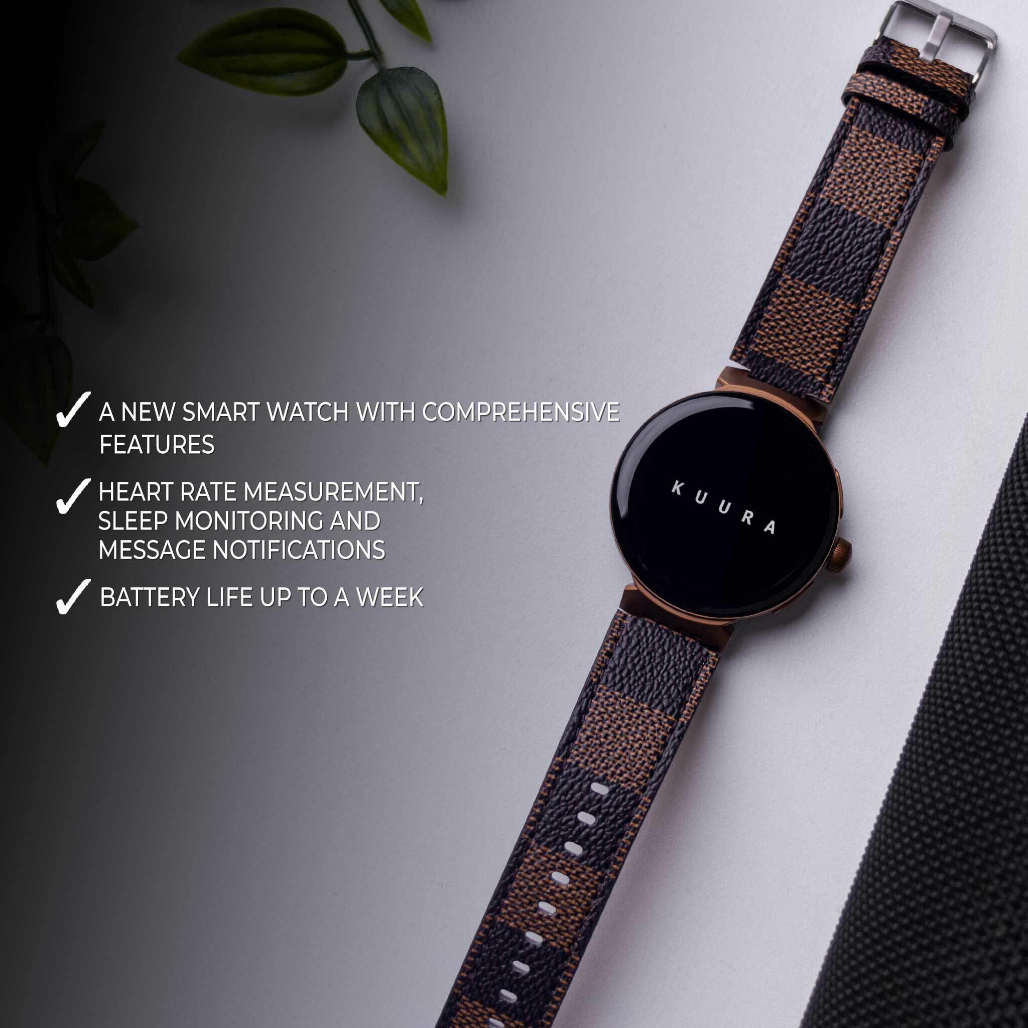 Kuura smartwatch FM1 V3, Bruin 2/2