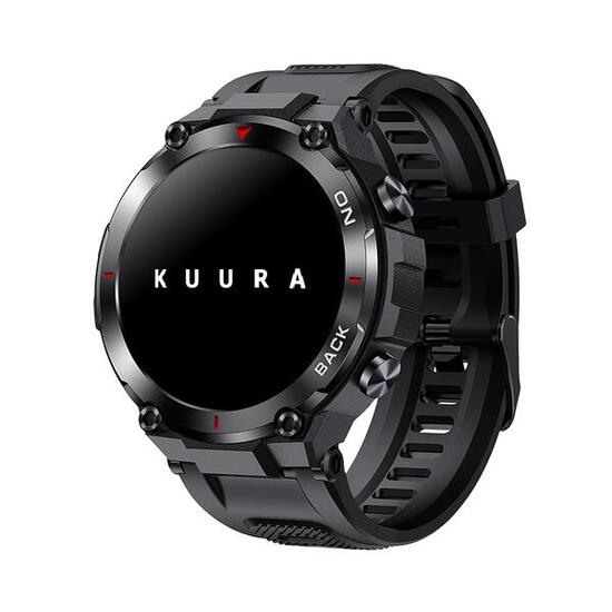 Kuura Montre Intelligente Sport S5 GPS V3, Noir
