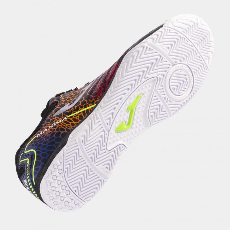 Pantofi futsal Joma Maxima 2431 Indoor, negru/roșu, 40