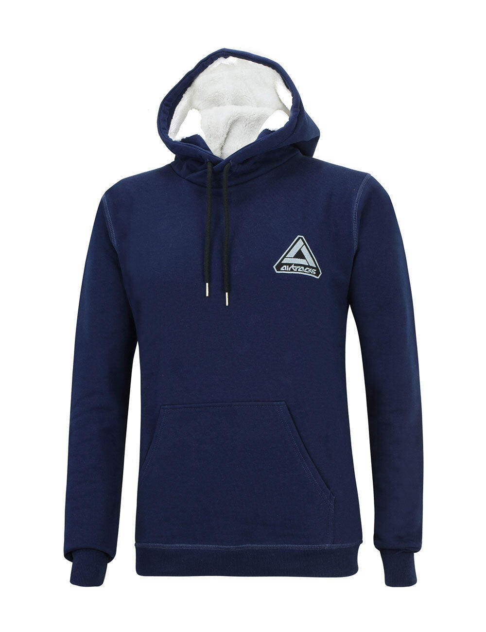 Winter Sweatshirt Crew Pro Line mit Kapuze Navy-Blau 1/3