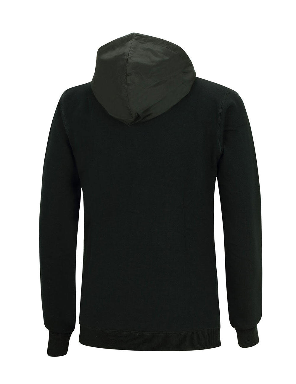 Winter Sweatshirt Crew Pro Line mit Kapuze und Zip Schwarz 2/3
