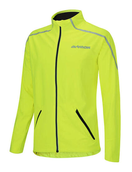 Herren Thermo Fahrradjacke - Laufjacke Air Tech Neon