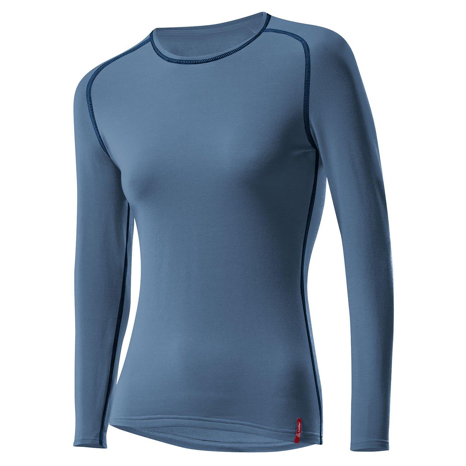 Camada base mulher - w shirt l/s transtex warm - enzian blue