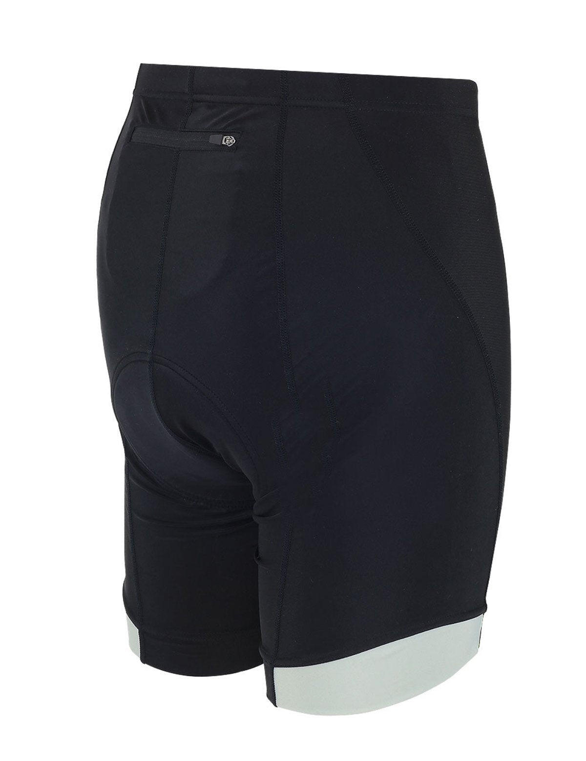 Herren Fahrradhose Kurz Team Schwarz Grau 2/4