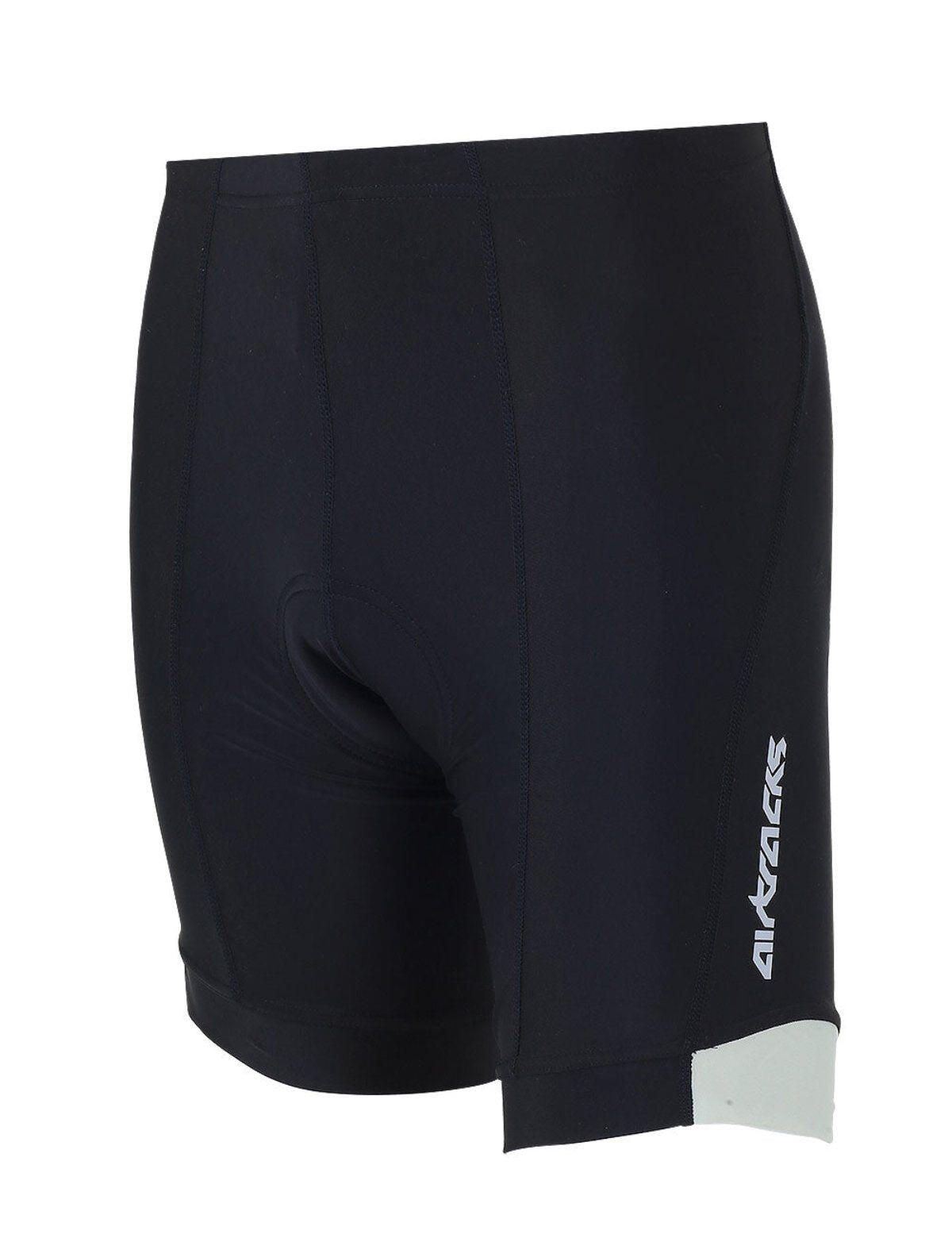 AIRTRACKS Herren Fahrradhose Kurz Team Schwarz Grau