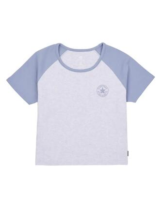 Camiseta para Mujer Converse Chuck taylor raglan Azul