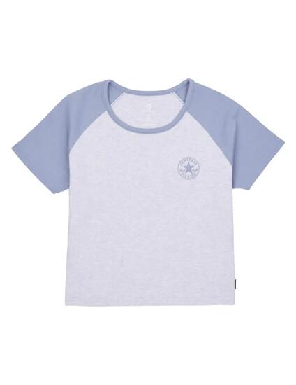 Camiseta para Mujer Converse Chuck taylor raglan Azul