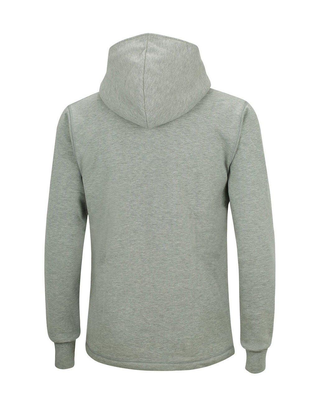 Winter Sweatshirt Crew Comfort Line mit Kapuze Grau-Melange 2/3