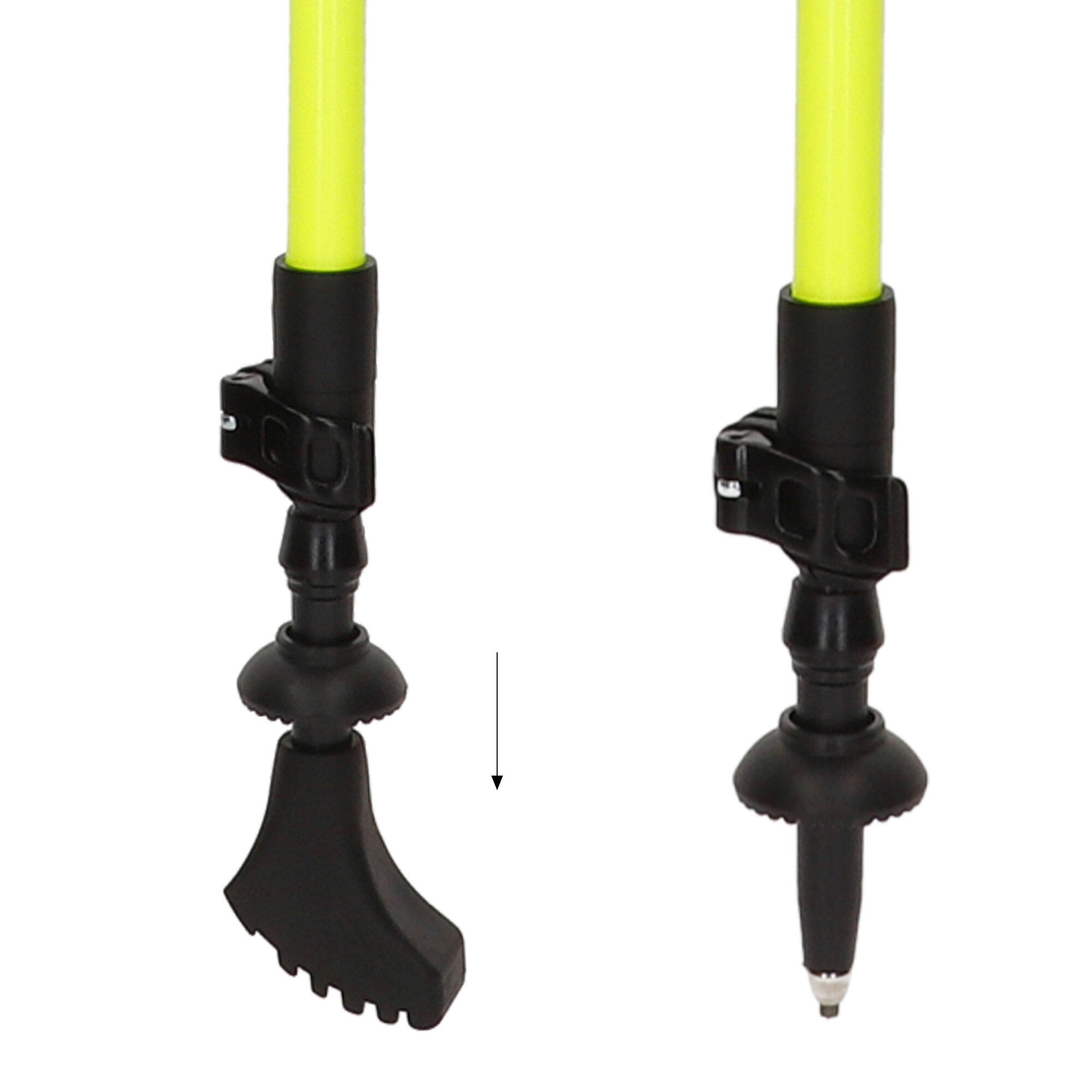 Aktive Set di bastoncini estensibili per nordic walking 82-135 cm 2 sec 5/7