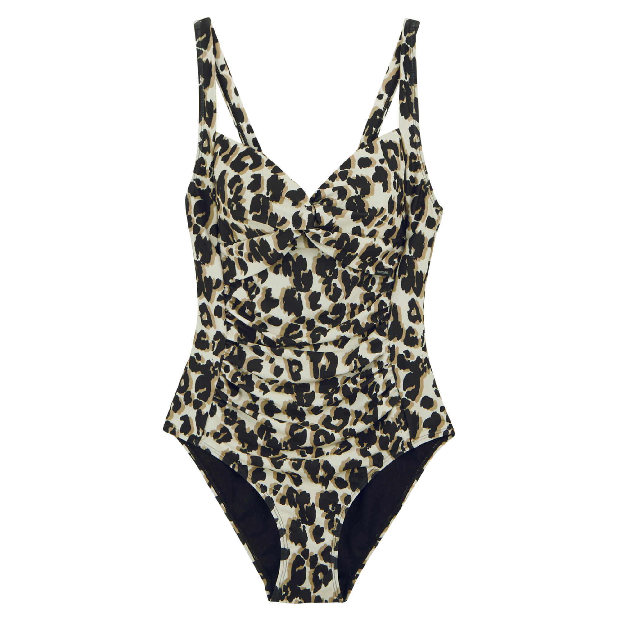 REGATTA Womens/Ladies Sakari Leopard Print Tummy Control One Piece Swimsuit (Cool)