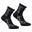 Chaussettes De Randonnée Unisexe (Noir / Gris Foncé)