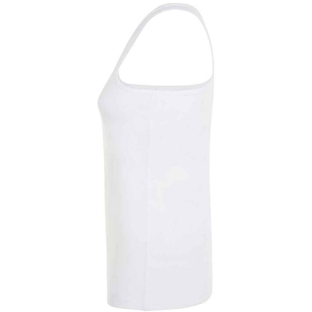 Dames Justin Tanktop (Wit) 3/4