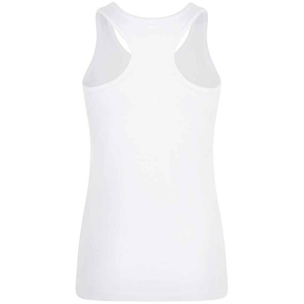 Dames Justin Tanktop (Wit) 2/4