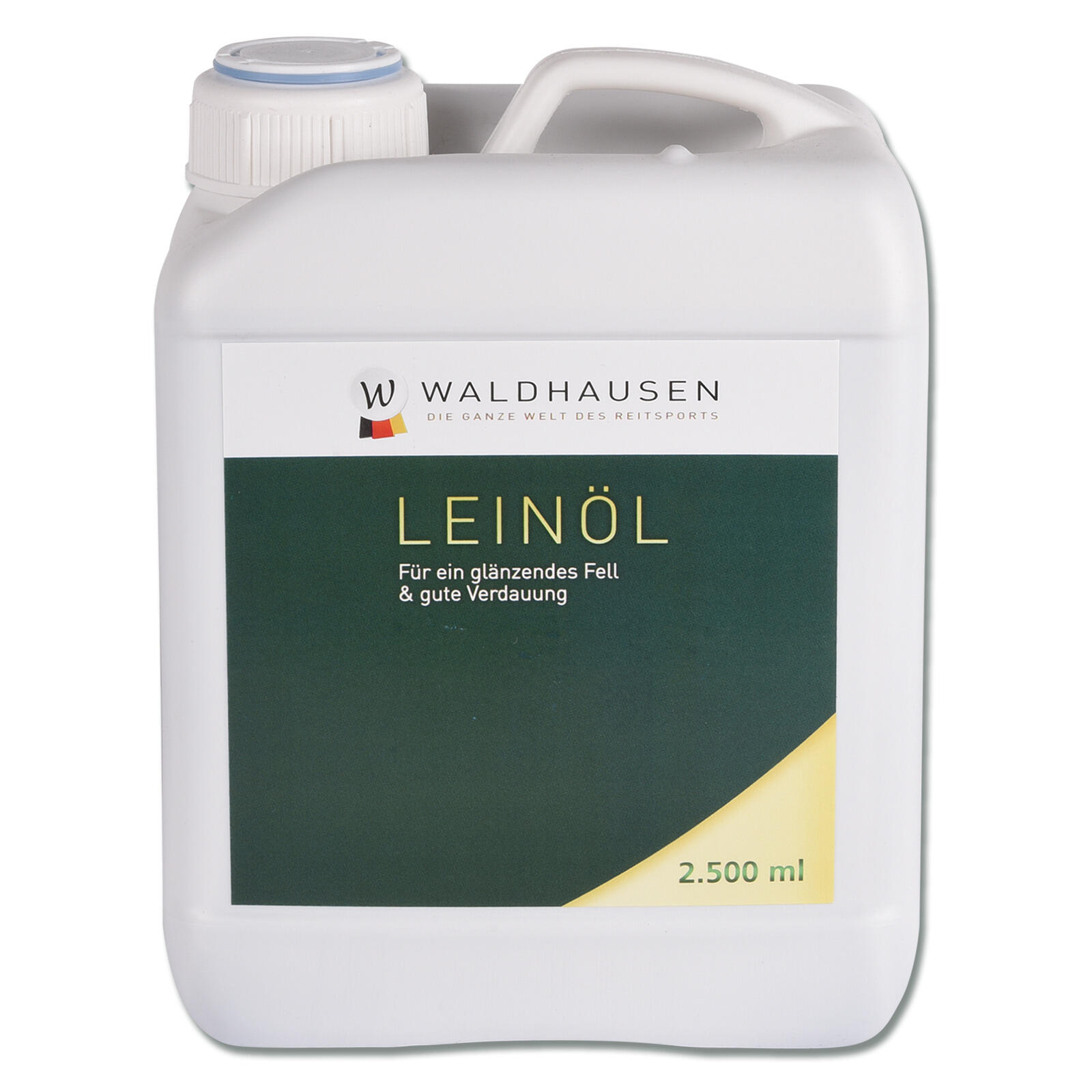WALDHAUSEN Olio di semi di lino per cavalli per un pelo lucido e una buona digestione Waldh