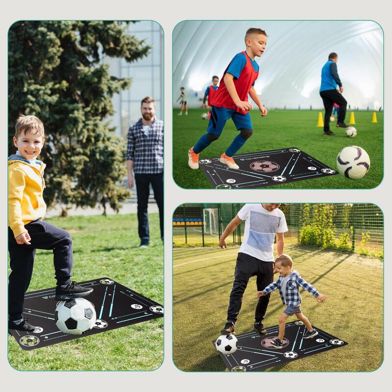 Covoraș de fotbal,Covoraș de antrenament de fotbal antiderapant, 60*90cm
