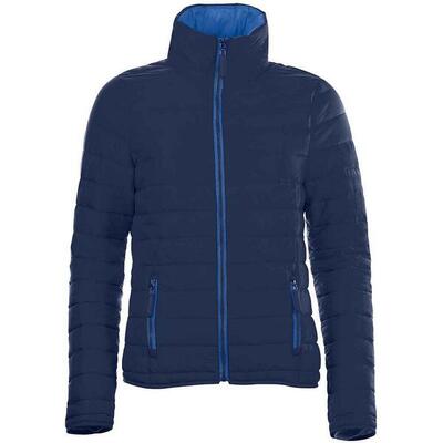 Dames ride light gewatteerde jas (marine)