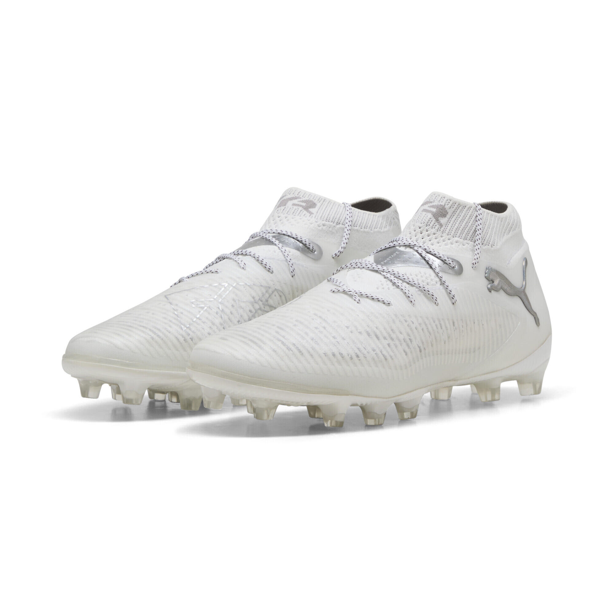 PUMA Scarpe da calcio FUTURE 8 ULTIMATE AG PUMA White Matte Silver Gray