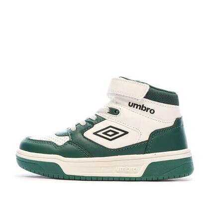 Baskets Vertes/Blanches Garçon Rouge Umbro Olly Vlc