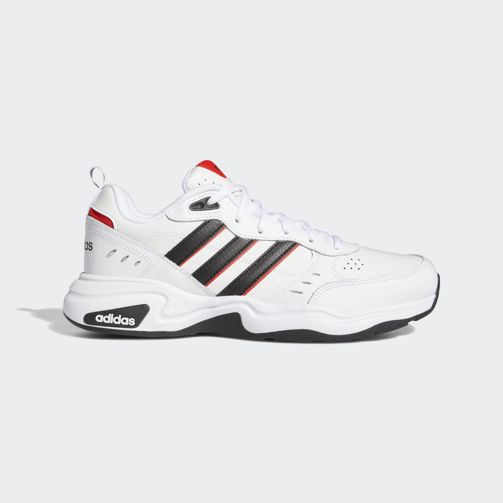 WHITE / BLACK / RED